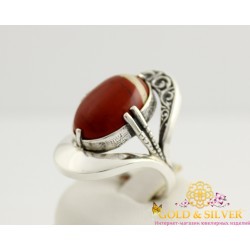 Серебряное кольцо 925 проба. Женское Кольцо с вставкой Яшма 1072